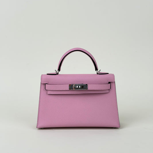 Mini Kelly II Mauve Sylvestre Epsom PHW