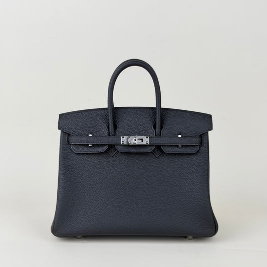 Birkin 25 Noir Togo PHW