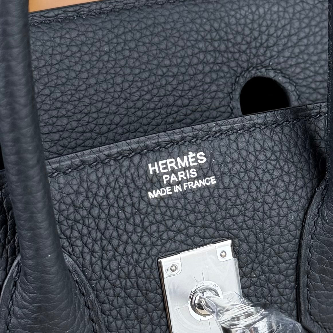 Birkin 25 Noir Togo PHW